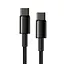 Кабель Baseus Tungsten Gold Fast Charging Data Cable Type-C to Type-C 100W 2 м Черный - миниатюра 2