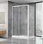 Душевая кабина Dusel A-515 1200x800x1900 прозрачная, Универсальная, прозрачная, хром, 120x80 - миниатюра 1