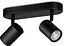 WiZ Світильник точковий накладний розумний IMAGEO Spots, 2х5W, 2200-6500K, RGB, Wi-Fi, чорний - мініатюра 4