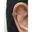 Золотая серьга-каффа на хеликс Платон. 3С364/00Б - миниатюра 2
