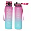 Пляшка для води 4FIZJO спортивна 1000 мл 4FJ0630 Pink/Sky Blue (P-5905973400770) - мініатюра 11