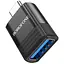 Адаптер Borofone BV18 Type-C male to USB female USB 3.0 adapter чорний - мініатюра 1
