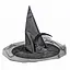 Капелюх ковпак Чаклунка - мініатюра 3