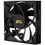 Вентилятор 120 мм GTL Airblast N1 чорний 120x120x25 мм 800-1800±10% об/хв 23-33 дБ 4pin PWM (GTL-120ABN1P) - мініатюра 1