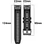 Ремешок DK CDK для Garmin Fenix 6 / 6 Pro 22mm Silicone Sport Band Classic (015189) (black) - миниатюра 2