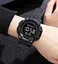 Тактичний чоловічий годинник Skmei 1968 Чорний з чорним циферблатом - мініатюра 6