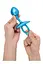 Анальна пробка B-Vibe Bulb Plug 10.7 см (блакитний) - мініатюра 7