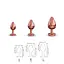 Анальна пробка з кристалом Dorcel Diamond Plug L 9.5 см (бронзовий) - мініатюра 7