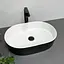 Умивальник VBI Verona 50 black white накладний VBI-011309, Чорний - мініатюра 1