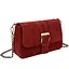 Кроссбоди замшевое бордовое с цепочкой Firenze Italy F-IT-012BO - миниатюра 1
