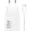 Сетевое зарядное устройство Xiaomi Mi 33W Charging Combo + Cable USB-A - USB-C White (BHR9956EU) [137228] - миниатюра 1
