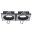 Світильник точковий Brille HDL-DT 105/2 SS BK MR16 L13-075 - мініатюра 1