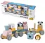 Дерев'яний поїзд Viga Toys PolarB зі Звірятами 44015 Конструктор поїзд - мініатюра 9