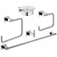 Набор аксессуаров Grohe Essentials Cube 40758001, Хром - миниатюра 1