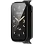 Чехол-накладка DK Пластик Gloss Glass Full Cover для Xiaomi Mi Band 7 Pro (black) - миниатюра 3
