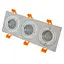 Світильник точковий Brille поворотний HDL-DT 109/3 MR16 SL 36-257 - мініатюра 1