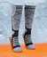 Шкарпетки з підігрівом ZBHSWZ02 без блоку живлення 38-44р. (Сірі з чорним) - мініатюра 6