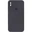 Чехол Epik Silicone Case Square Full Camera Protective AA для Apple iPhone X/XS 5.8 Серый/Dark Gray - миниатюра 1
