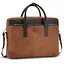 Сумка кожаная для ноутбука Tom Stone 717 R-Br светло-коричневая MacBook 16' - миниатюра 4