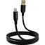 Кабель Proove Jelly Silicone USB-A to Lightning 1m Black (CCJS20001101) [130737] - миниатюра 1