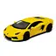 Автомодель легковая LAMBORGHINI AVENTADOR LP 700-4, 5" KT5355W, 1:38 Желтый - миниатюра 1