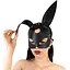Кожаная маска кролика Art of Sex - Bunny mask, цвет Черный - миниатюра 1
