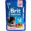 Влажный корм Brit Premium Cat pouch для котят белая рыба 100 г - миниатюра 1