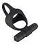 Виброкольцо Black Velvets Cock & Ball Ring 7 см черный - миниатюра 3