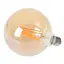 Лампа Brille світлодіодна LED 9W E27 COG WW G125 Amber 220 В - мініатюра 1
