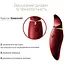 Вибратор 2 в 1 с язычком Zalo Hero Wine Red кристалл Swarovski - миниатюра 3