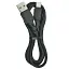 Кабель Hoco USB X101 Type-C 3A 1 м силіконовий провід з для швидкої зарядки гаджетів чорний - мініатюра 2