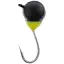 Мормышка вольфрамовая Viking Fishing Round+drop 0.18g 2.5mm Black (5шт) - миниатюра 1