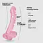 Фалоімітатор Crushious Hudini Jelly 17.5 см (рожевий) - мініатюра 8