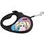 Поводок-рулетка для собак Waudog R-leash рисунок Харли Квин L, до 50 кг, 5 м, светоотражающая лента черный - миниатюра 1