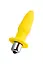 Анальная пробка ToDo Anal Vibro Plug Lancy 11 см (желтый) - миниатюра 6