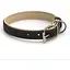 Нашийник для собак Zoo-hunt шкіряний подвійний ОД Soft коричневий+бежевий 1,4/23-28 см - мініатюра 1