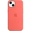 Оригинальный силиконовый чехол Apple Silicone Case MagSafe для iPhone 13 Pink Pomelo MM253ZE/A - миниатюра 7