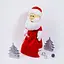 Дід Мороз червоний 43см м'яка іграшка - мініатюра 1