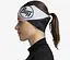Повязка на голову Buff Tech Fleece Headband, Zesy Graphite Черный-Белый - миниатюра 3