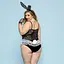 Еротичний костюм зайчика JSY P91102 Plus size - мініатюра 2