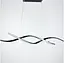 Видовжена люстра Gemo Led у чорному каркасі Line.F Довжина 100 см - мініатюра 5