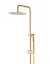 Душова система Corsan Lugo gold з термостатом та виливом CMN01TGLW, Золотий - мініатюра 3