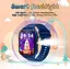 Дитячі смарт-годинники з камерою, іграми, моніторингом сну, крокоміром, будильником, ліхтариком тощо. Сині - мініатюра 4