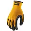 Рукавички DeWalt універсальні з гумовим покриттям р.L/9 (DPG70L) - мініатюра 2