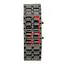 Часы-браслет Led Watch Iron Samurai Черный с красными светодиодами (IBW012BR) - миниатюра 3