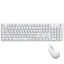 Бездротова клавіатура та миша Xiaomi MiiiW POP Combo Gen 3 (MW24PB03) White - мініатюра 1