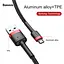 Кабель Baseus cafule Cable USB For Micro 2A 3m Red+Black - мініатюра 14