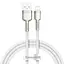Дата кабель Baseus Cafule Series Metal USB to Lightning 2.4A (2m) (CALJK-B0) White - мініатюра 1