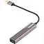 USB-Хаб Maxxter USB 3.0 4хUSB3.0 Dark Grey (HU3A-4P-02) - мініатюра 2