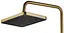 Душовя система Rea Rob з термостатом та виливом brushed gold REA-P6623, Золотий - мініатюра 9